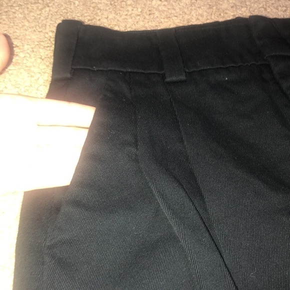 VINCE. Crop Cotton Utility Cuffed Cargo Pant Black 0 - Picture 8 of 15